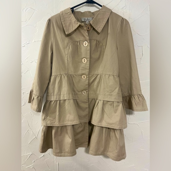 S. Line Cotton Jacket - Picture 1 of 6